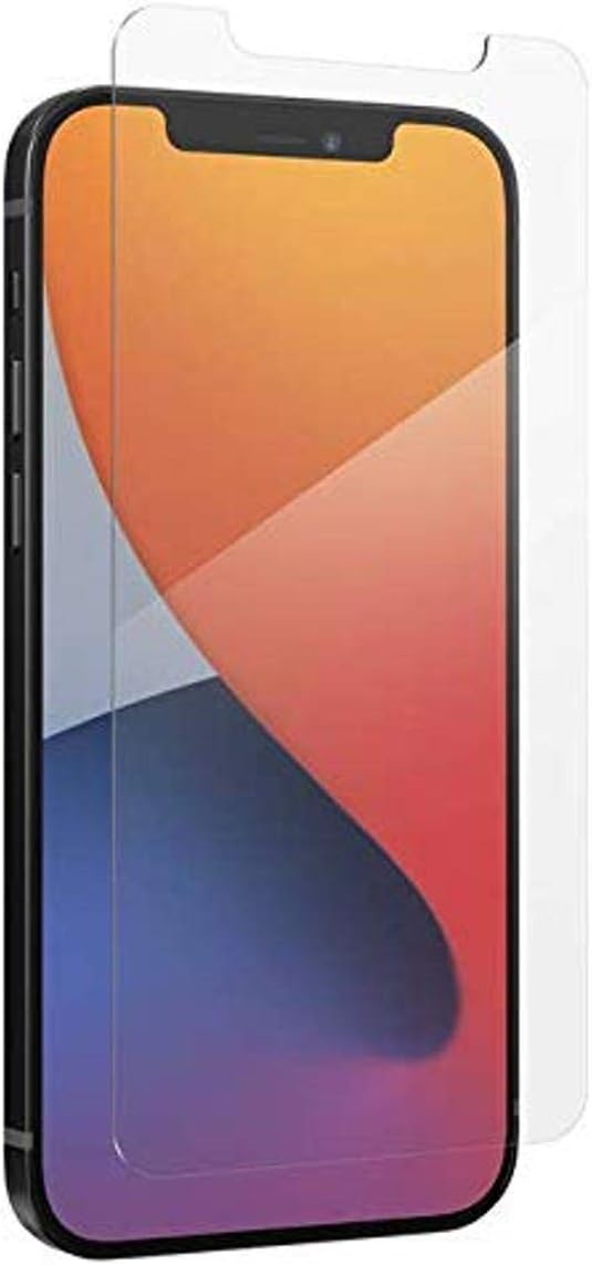 ZAGG Glass Elite VisionGuard - Impact Protection, Scratch & Fingerprint Resistant, InvisibleShield, Clear for iPhone 12 Pro, 12, 11, XR