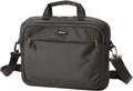 Amazon Basics Laptop Tablet Carrying Case with Shoulder Strap and Grab Handles, 14-inch, Black, Compartments for Storage