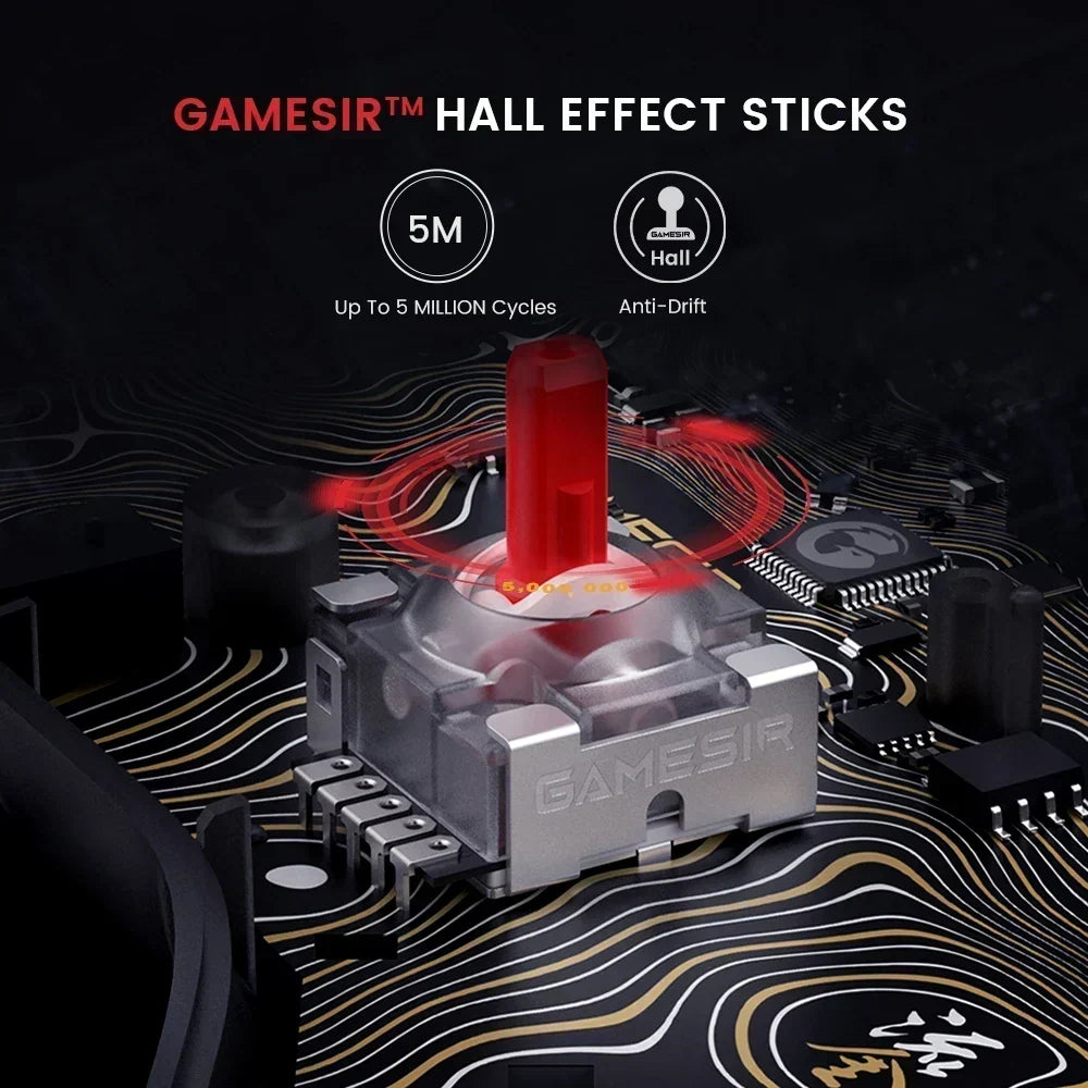 GameSir Kaleid Flux Xbox Controller Hall Effect Gamepad for Xbox Series X, Xbox Series S, Xbox One Game Console PC Joystick