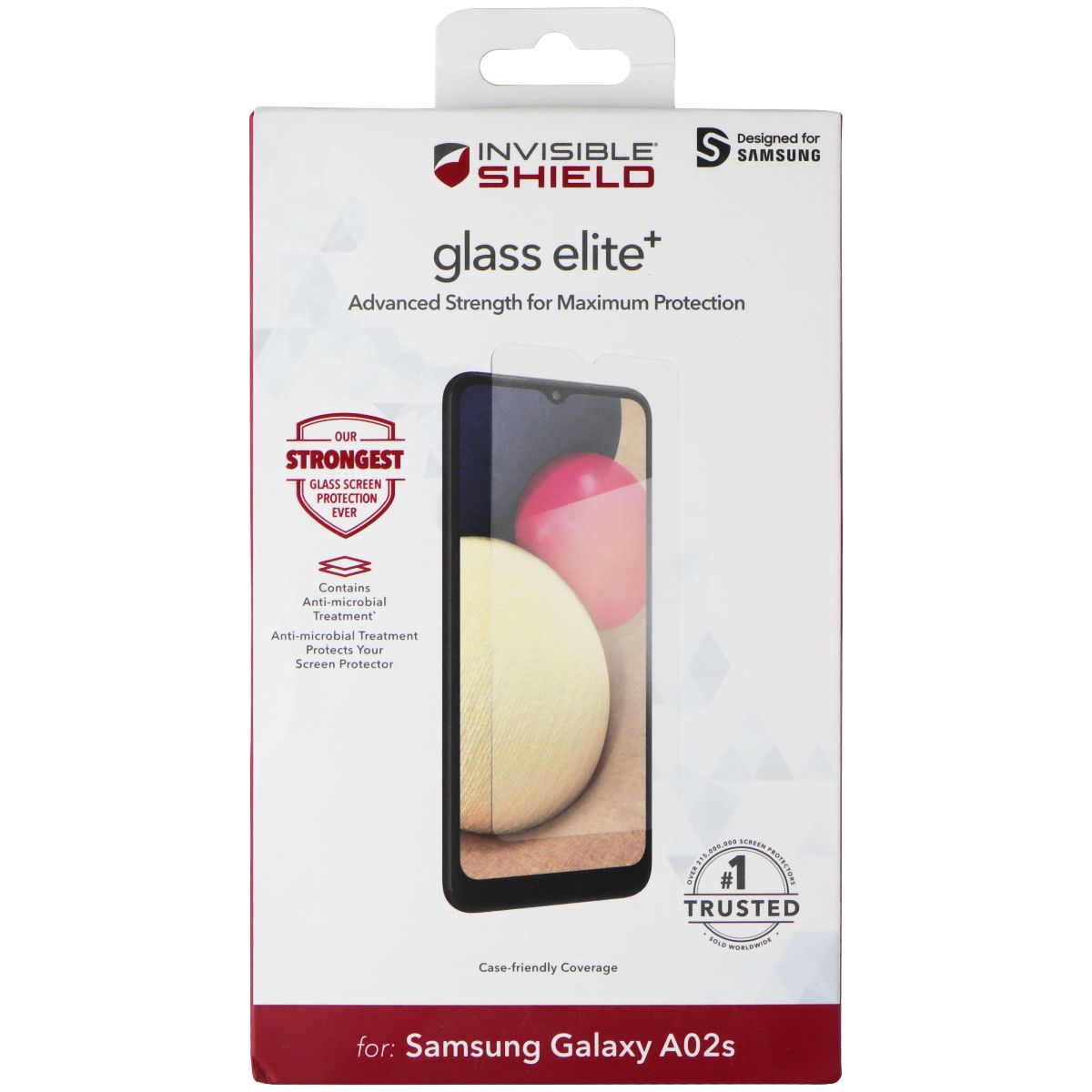 ZAGG InvisibleShield (Glass Elite+) Tempered Glass for Galaxy A02s - Clear